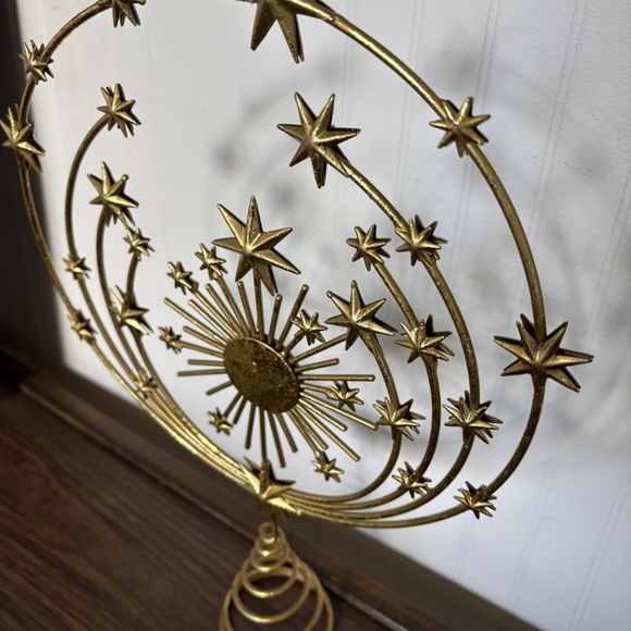 Anthropologie Hedy Tree Topper | Celestial | Gold | Sun & Stars - Picture 7 of 7